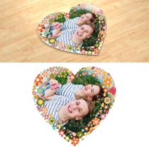 Цветущий. Фотопазл в форме сердца.