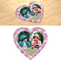 Школьная любовь. Фотопазл в форме сердца.