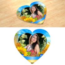 Для патриота. Фотопазл в форме сердца.
