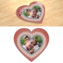 Апликация. Фотопазл в форме сердца.
