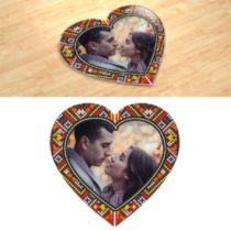 Этно. Фотопазл в форме сердца.