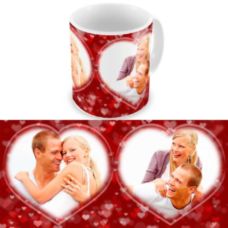 Два серця. Чашка для закоханих, на 8-е березня, до Дня Святого Валентина